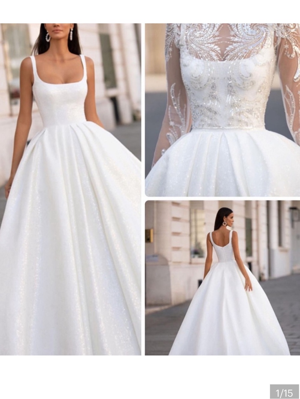 Milla Nova Gabrielle- Princess
Wedding gown, wedding dress, size 12 TAILORED
